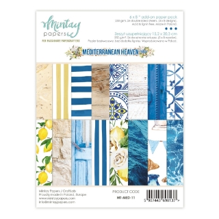 Picture of Mintay Papers Add-On Μπλοκ Scrapbooking Διπλής Όψης 6" x 8" - Mediterranean Heaven