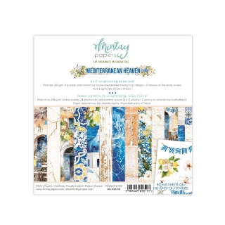 Picture of Mintay Papers Μπλοκ Scrapbooking Διπλής Όψης 6" x 6" - Mediterranean Heaven