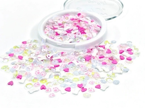 Picture of Picket Fence Studios Sequin Mix – Mix Διακοσμητικών Puppy Dog Tails Girl
