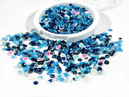 Picture of Picket Fence Studios Sequin Mix Διακοσμητικές Πούλιες - I (heart) Mail