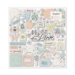 Picture of Crate Paper Chipboard Αυτοκόλλητα 12''X12'' - Gingham Garden, 60τεμ.