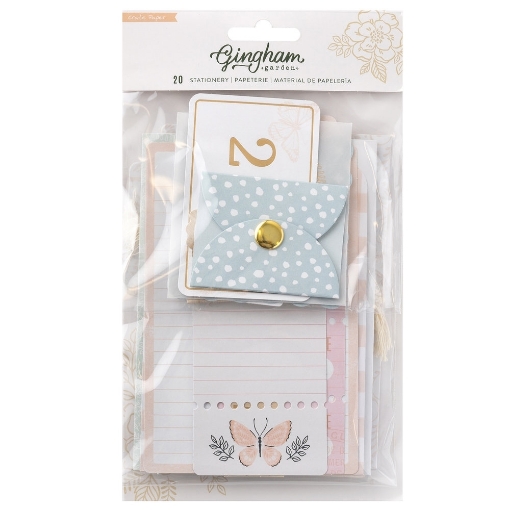 Picture of Crate Paper Διακοσμητικά Stationary - Gingham Garden, 20τεμ.