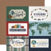 Picture of Echo Park Μπλοκ Scrapbooking Διπλής Όψης 6"X6" - Let's Go Travel 