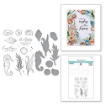 Picture of Spellbinders Σετ Με Διάφανες Σφραγίδες Και Μήτρες Κοπής - Seahorse Garden, 21τεμ.