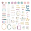 Picture of Spellbinders Floral Friendship Printed Die Cut Sentiments - Διακοσμητικά Εφέμερα, 154τεμ.