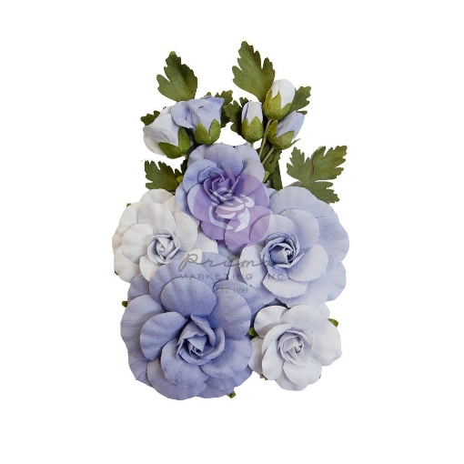 Picture of Prima Marketing Χάρτινα Λουλούδια Mulberry - The Plant Department Flowers, Sweet Blue, 12τεμ.