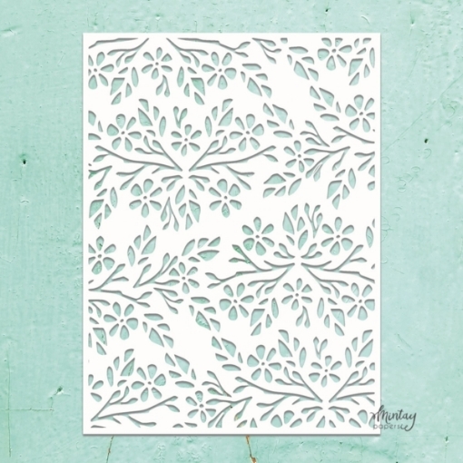 Picture of Mintay Papers Στένσιλ 6"x8" - Flowers 2