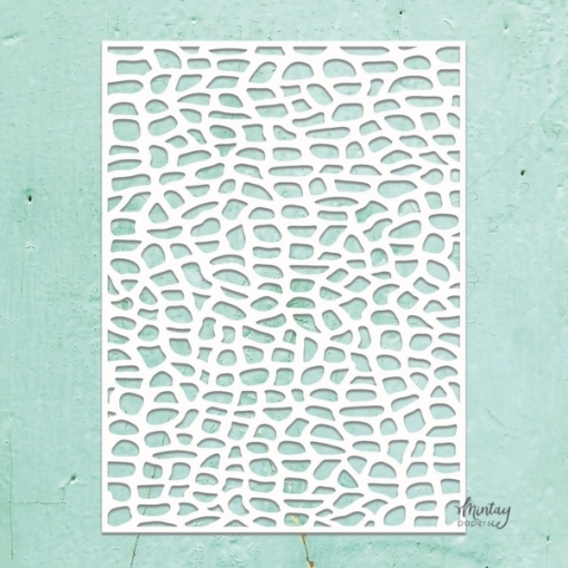 Picture of Mintay Papers Στένσιλ 6"x8" - Stone Wall