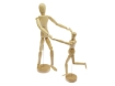 Picture of Kangaro Wooden Mannequin - Ξύλινο Μανεκέν 30cm