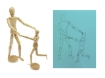 Picture of Kangaro Wooden Mannequin - Ξύλινο Μανεκέν 30cm
