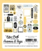 Picture of Echo Park Cardstock Εφέμερα - Bee Happy, Frames & Tags, 34τεμ.