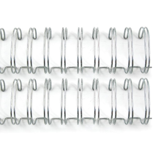 Picture of We R Memory Keepers Cinch Wires Σπιράλ Βιβλιοδεσίας Ανοικτού Τύπου 1" - Silver, 2 pcs