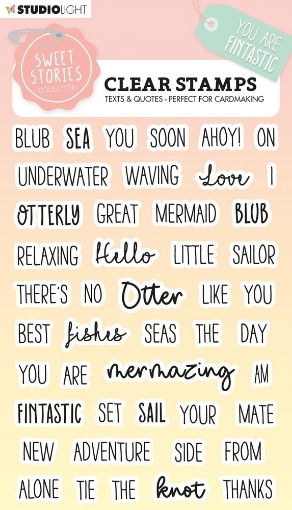 Picture of Studio Light Sweet Stories Διάφανες Σφραγίδες - You Are Fintastic, 46τεμ.