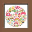 Picture of Doodlebug Design Shadow Box Insert Kit - Over The Rainbow
