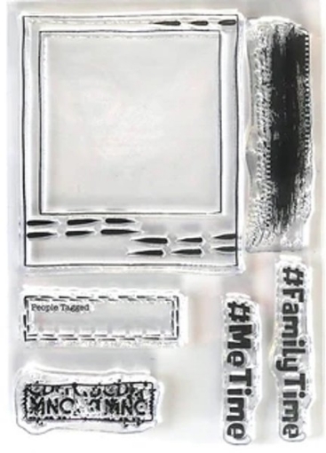 Picture of Elizabeth Craft Designs Διάφανες Σφραγίδες - Art Journal Specials, Polaroid Embellishments 2, 6τεμ.