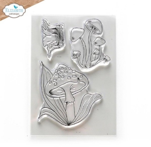 Picture of Elizabeth Craft Designs Διάφανες Σφραγίδες - Art Journal Specials, Mushroom Magic, 3τεμ.