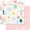 Picture of Memory Place Kawaii Μπλοκ Scrapbooking Διπλής Όψης 8''x8'' - Book Lover