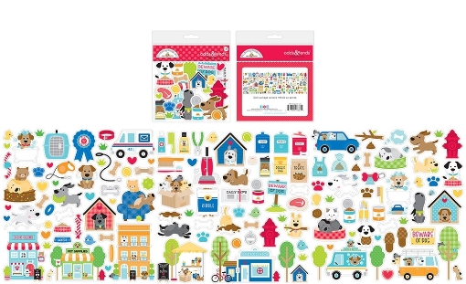 Picture of Doodlebug Design Διακοσμητικά Εφήμερα - Doggone Cute, Odds and Ends, 148τεμ.