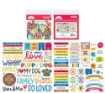 Picture of Doodlebug Design Doggone Cute Chit Chat | Τίτλοι & Φράσεις Scrapbooking για Σκύλους, 91τεμ.