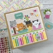 Picture of Doodlebug Design Purr-fect Pals Shape Sprinkles | Ανάγλυφα Αυτοκόλλητα με Γατάκια – Pretty Kitty, 26τεμ.