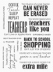 Picture of My Favorite Things Σετ Διάφανες Σφραγίδες | Teach, Sleep, Repeat, 15τεμ.