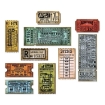 Picture of Sizzix Thinlits Dies By Tim Holtz Μήτρες Κοπής - Ticket Booth, 6pcs
