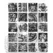 Picture of Tim Holtz Cling Stamp Set - Σφραγίδες 7"X8.5" - Creative Blocks, 20τεμ.