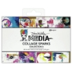 Picture of Dina Wakley Media Collage Sparks - Χαρτί Διπλής Όψης για Κολάζ 6"X4" - Collection 3, 20τεμ.
