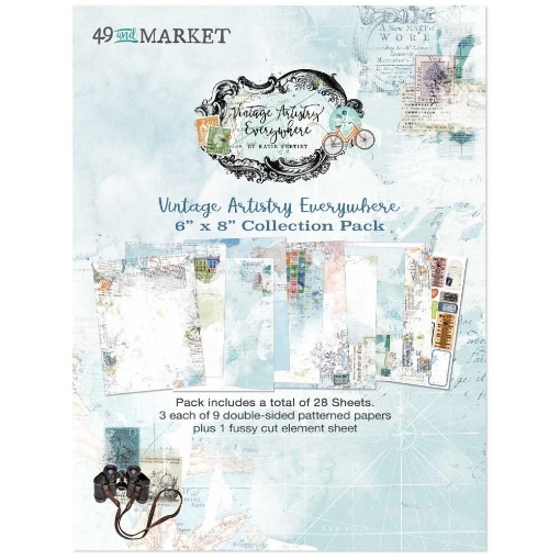 Picture of 49 & Market Συλλογή Χαρτιών Scrapbooking Διπλής Όψης 6''X8" - Vintage Artistry Everywhere