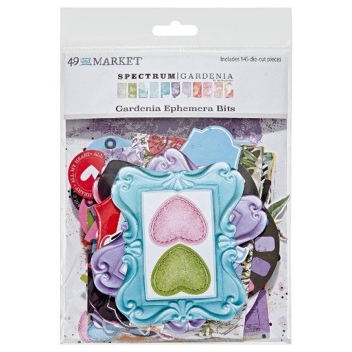 Picture of 49 & Market Ephemera Bits - Διακοσμητικά Εφέμερα - Spectrum Gardenia, 145τεμ.