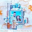 Picture of 49 & Market Μίνι Συλλογή Χαρτιών Scrapbooking Διπλής Όψης 6''X8" - Color Swatch: Inkwell