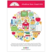 Picture of Doodlebug Design Shadow Box Insert Kit - School Days