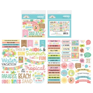 Picture of Doodlebug Design Chit Chat | Διακοσμητικά Εφήμερα – Seaside Summer, 93τεμ.