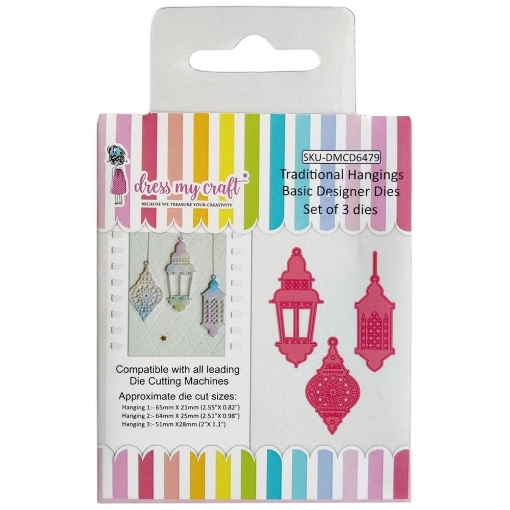 Picture of Dress My Craft Basic Designer Dies Μήτρες Κοπής - Traditional Hangings, 3τεμ.