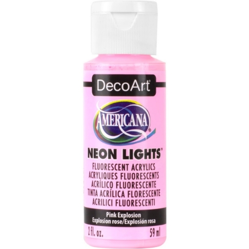 Picture of 🌸 DecoArt Americana Neon Lights Ακρυλικό Χρώμα 59ml - Pink Explosion