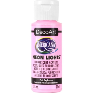 Picture of DecoArt Americana Neon Lights Ακρυλικό Χρώμα 59ml - Pink Explosion