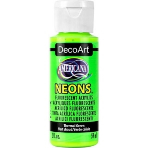 Picture of 💚 DecoArt Americana Neons Ακρυλικό Χρώμα 59ml - Thermal Green