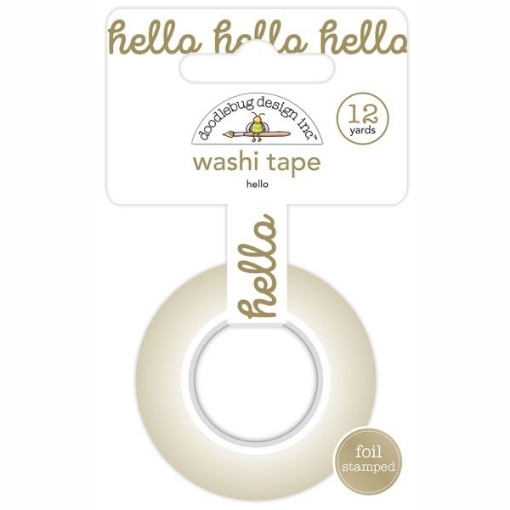 Picture of Doodlebug Design Washi Tape Αυτοκόλλητη Διακοσμητική Ταινία - Hello