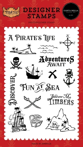 Picture of Carta Bella Διάφανες Σφραγίδες - Pirates, Fun At Sea, 16τεμ.