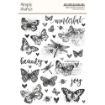 Picture of Simple Stories Rub-Ons Φύλλο Μεταφοράς Εικόνας 6''X8"  – Simple Vintage Essentials, Butterflies, 2τεμ