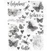 Picture of Simple Stories Rub-Ons Φύλλο Μεταφοράς Εικόνας 6''X8"  – Simple Vintage Essentials, Butterflies, 2τεμ
