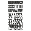 Picture of Simple Stories Alpha Foam Stickers – Simple Vintage Essentials, Black, 129pcs