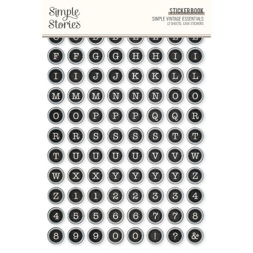 Picture of Simple Stories Μπλοκ Αυτοκόλλητων – Simple Vintage Essentials, 1300τεμ.