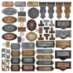 Picture of Simple Stories Διακοσμητικά Chipboards – Simple Vintage Essentials, Metal Hardware, 78τεμ.
