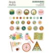 Picture of Simple Stories Διακοσμητικά Αυτοκόλλητα Brads - Trail Mix, 27Τεμ.
