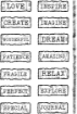 Picture of Creative Expressions Woodware Craft Διάφανες Σφραγίδες 4"X6" - Junk Labels, 15τεμ.