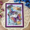 Picture of Creative Expressions Woodware Craft Διάφανες Σφραγίδες 4"X6" - Junk Labels, 15τεμ.