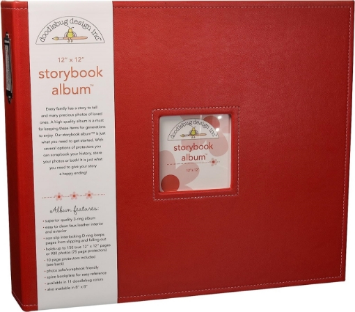 Picture of Doodlebug Design Storybook Album 12"x12" - Ladybug