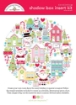 Picture of Doodlebug Design Shadow Box Insert Kit - Candy Cane Lane
