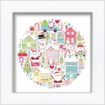 Picture of Doodlebug Design Shadow Box Insert Kit - Candy Cane Lane